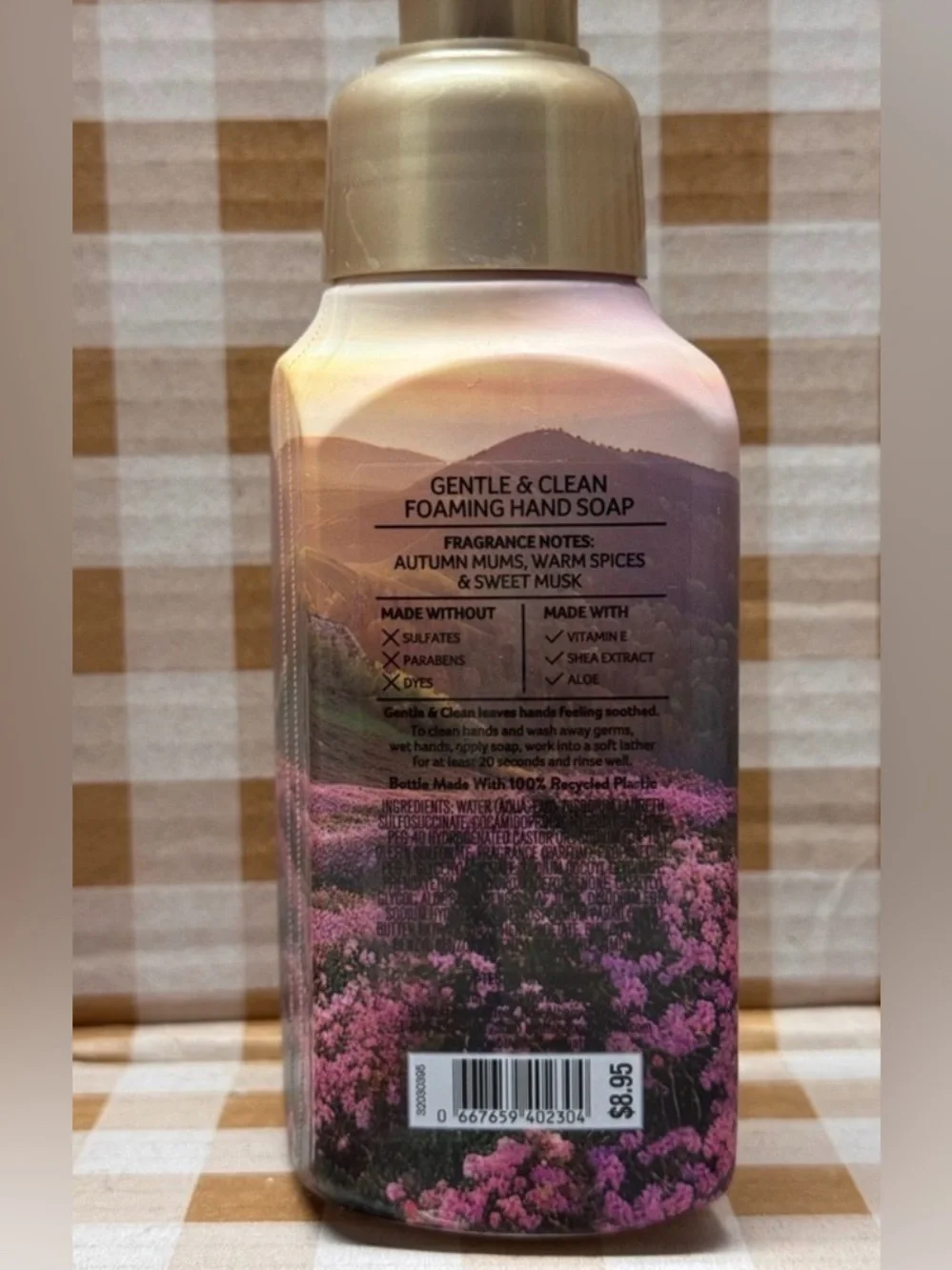 NEW B&BW (3) Foaming Hand Soaps Mum Blossom , Touch of Gold, Vanilla Ease